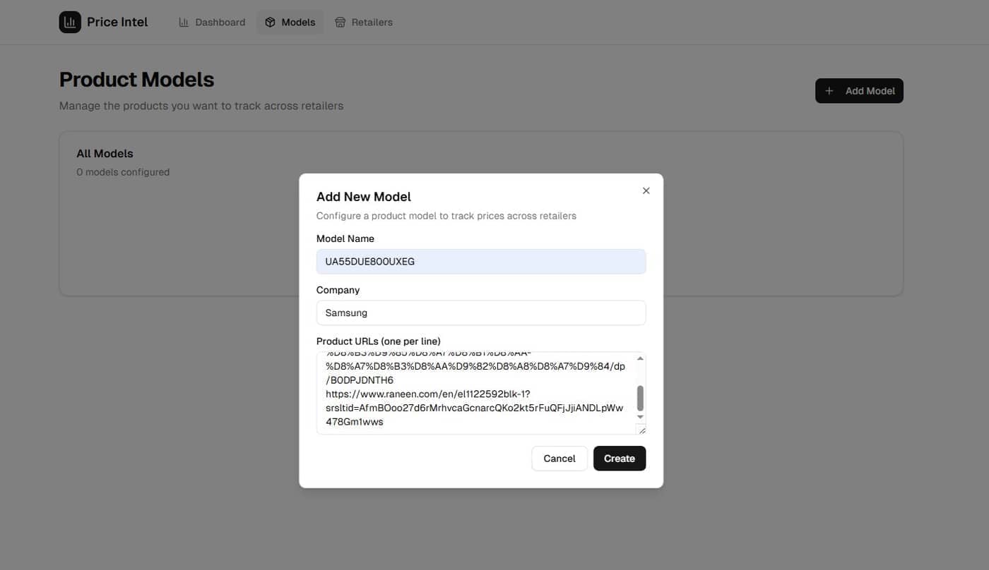 PriceIntel E-commerce Scraper